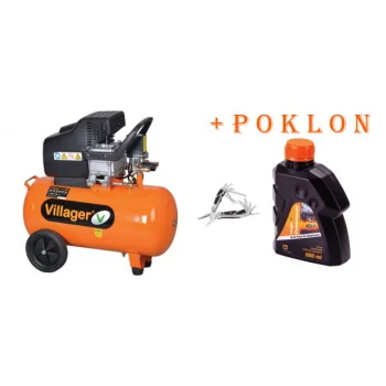 Villager kompresor za vazduh VAT-50 L + POKLON ulje za vazdušne kompresore i 4x VIllager odvijač Villager kompresor za vazduh VAT-50 L + POKLON ulje za vazdušne kompresore i 4x VIllager odvijač